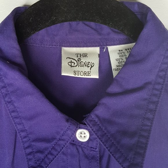 Vintage Disney Snow White and the Seven Dwarfs Button Down Shirt - Sz L - Picture 5 of 16